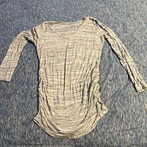 Motherhood maternity gray long sleeve shirt. Size M